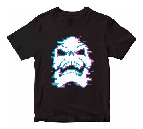 Playera Skeletor Glitch Villano