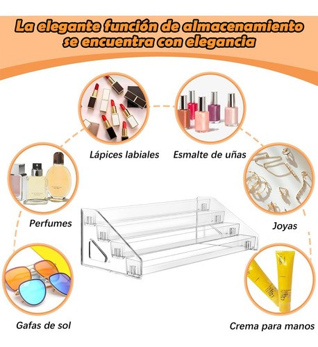 Esmalte De Uñas Caja De Maquillaje De Exhibición De Acrílico Claro