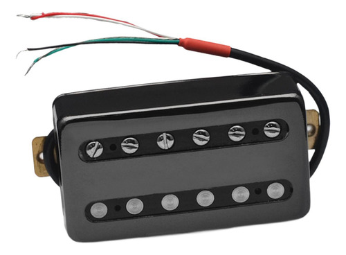 Pastilla De Puente De Doble Bobina 15k Para Guitarras Negro