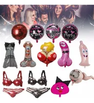 Comprar Decoración con 14 Globos Metalicos para Fiesta de Despedida de Soltera