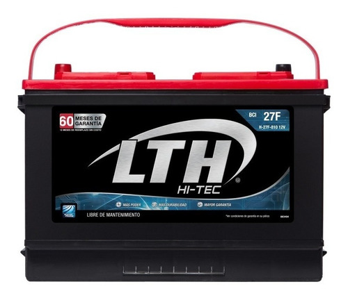 Bateria Lth Hi-tec Mitsubishi L200 2.5l 2010 - H-27f-810