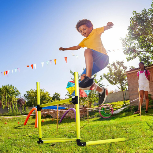 Obstáculos Ajustables Para Entrenamiento De Agilidad Con Bás