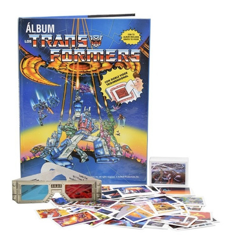 Álbum Los Transformers 3d En Tapa Dura