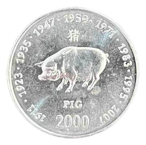 Somalia - 10 Shillings - Año 2000 - Km #101 - Chancho