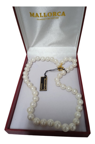 Collar Perlas De Mallorca Blanco 10mm