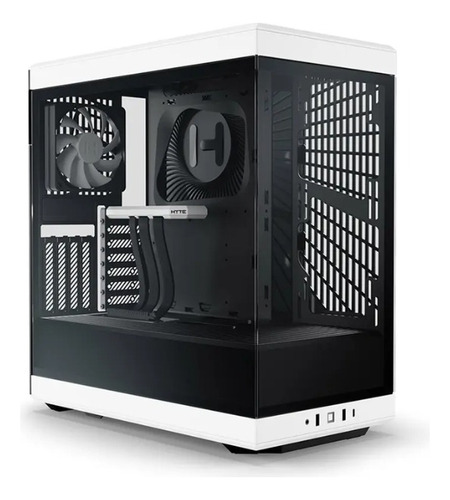 Gabinete Hyte Y40 Bw / Atx Mid Tower 2x 120mm Ventiladores 