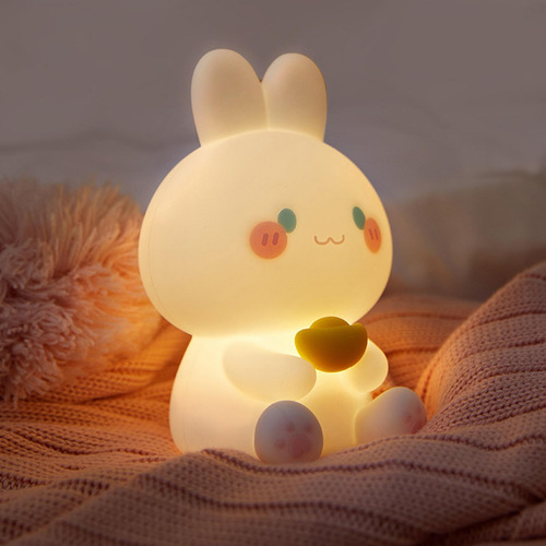 Led Beside Lamp Dimmable Bunny Night Light For Bedroom