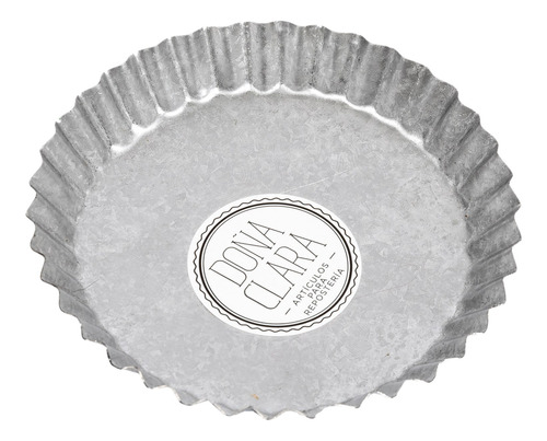 Molde Mini Pastafrola Acero Aluminizado 10cm Doña Clara