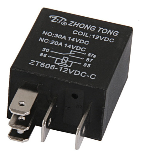 12v 20/30 Amp 5 Pin Spdt Car Relay, Interruptor De Relé
