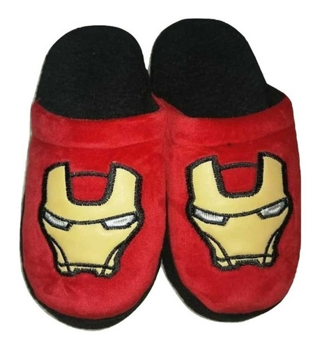 Pantuflas Bordadas De Iron Man