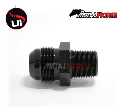 Imagem 2 de 2 de Adaptador Oring 6an / An6 Para Macho Cônico 6an / An6 - Pret