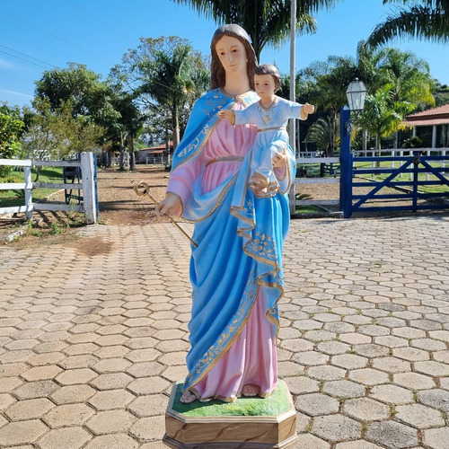 Nossa Senhora Auxiliadora, Resina, 130cm Com Coroa