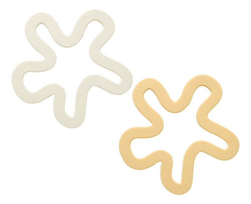 2x Tapetes De Silicona, 1 Pieza 1 Pieza Amarillo