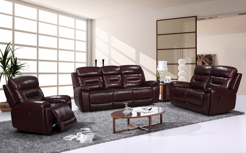 Imagen 2 de 6 de Poltrona Reclinable 1 Cuerpo Cuero Divino
