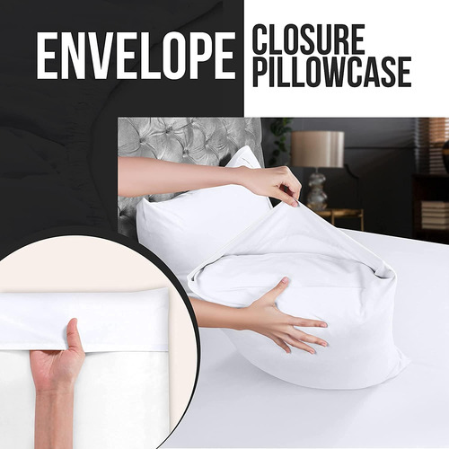 Fundas De Almohada King Paquete De 12 Fundas De Almohada A