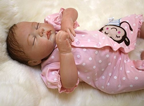 Muñeca Reborn Bebe Aspecto Real Suave Hecho A Mano 55 Cm