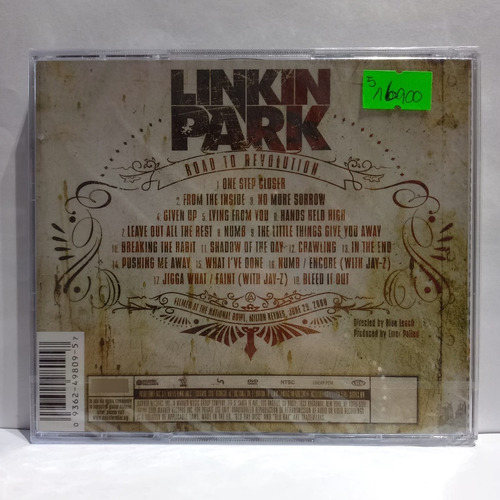 Linkin Park Road Revolution Live Milton Keynes Cd Dvd Nuevo