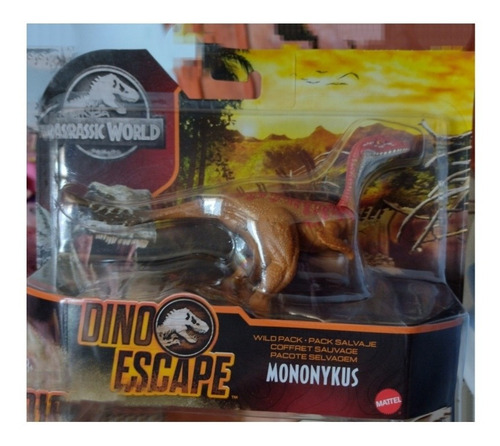 Mononykus Pack Salvaje Jurassic World Dino Escape Mattel
