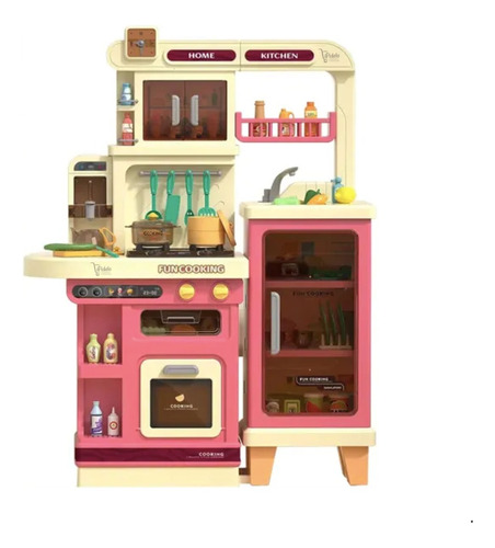 Cocina Cocinita Infantil Sonido Y Agua 56 Piezas