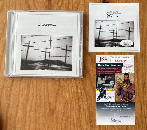Cd The Killers Pressure Machine Autografiado Coa Jsa Brandon (Usado)