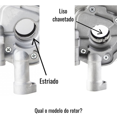 Bomba Óleo Motor Fiesta 1.0 8v | 1.6 8v 99 Até 14 Estriado