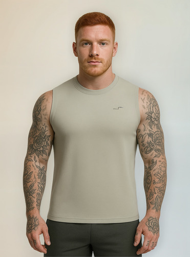 Playera Sin Mangas Deportiva Para Hombre Ligera Transpirable