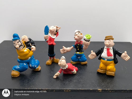 Colección Figuras Popeye Cartoon Mania Sonrics 5-pack Retro (Usado)