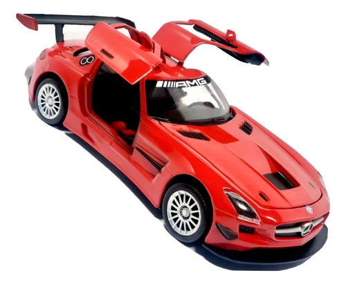 Única Mercedes Benz Sls Amg Gt3 Roja 1/24 Escala Motormax