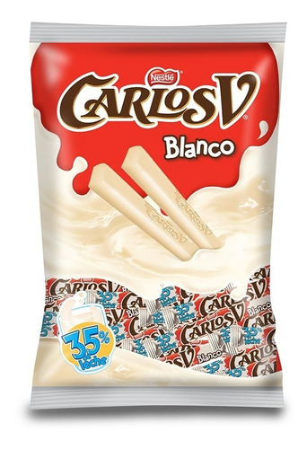 Carlos V Stick Blanco Bolsa