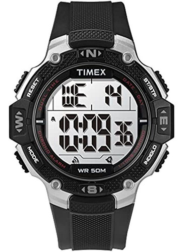 Timex Men's Dgtl Rugged 46mm Reloj Deportivo De Cuarzo Con C