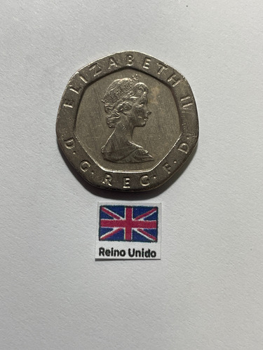 Moeda 20 Pence 1982, In 141 Inglaterra (Usado)