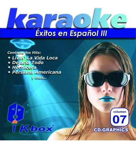 Cd+g Karaoke K-box Mijares Arjona Mana Ricky Martin Shakira