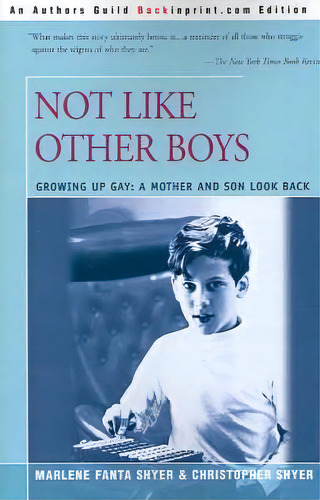 Not Like Other Boys, De Marlene Fanta Shyer. Editorial Backinprint Com, Tapa Blanda En Inglés