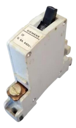 Siemens - Disjuntor Monopolar W G 6amp 440v