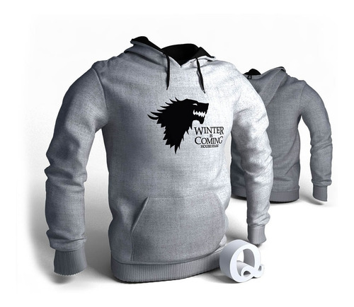 Buzo Canguro Vc Hoodie - Game Of Thrones - Winter Is Coming