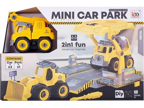 Set De Vehiculos Para Armar Mini Car Park Engineering Team