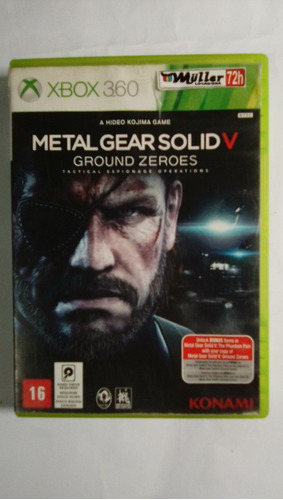 Metal Gear Solid V Ground Zeroes Xbox 360 Fisico Original