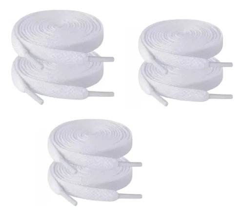 comprar Agujetas Laces Premium Tenis Air Nik Jorda 1.5 M Blancas 