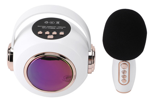 Micrófono Con Altavoz Portátil Inalámbrico Para Karaoke Para