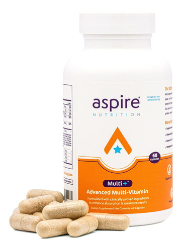 Aspire Multi+ Advanced Multivitamnico Para Hombres, Mujeres