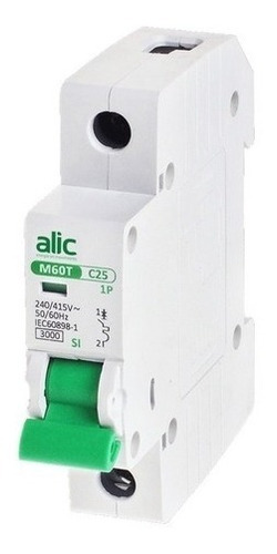 Llave Termica Unipolar Alic 1x6 Amp