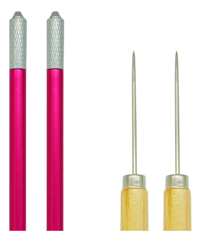 Herramienta De Inserción De Cabello De 10x0,6mm Aguja