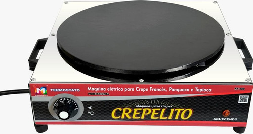 Maquina Para Crepe Frances - Inovamaq Cor Prateado 127V