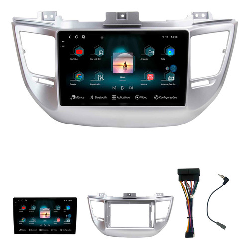 Multimidia Aikon Fóton G3 Tucson 17 A 22 8+256gb Octa 2k 9p
