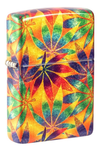 Encendedor Zippo 540 Fusion Colorido Diseño Cannabis