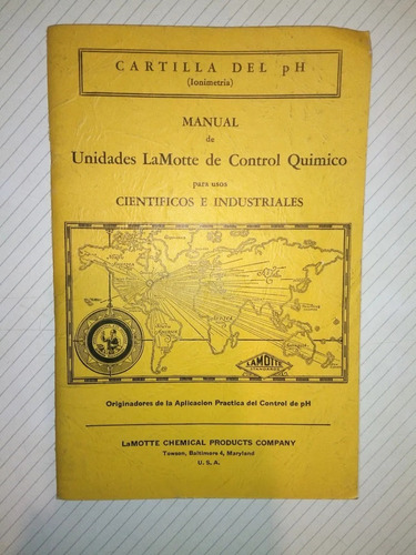 Manual De Unidades Lamotte De Control Químico