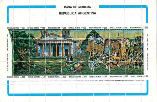 Argentina 1980 Hojas Conmemorativas De La Casa De La Moneda