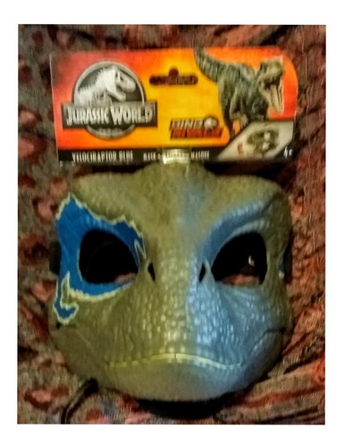 Máscara Dinosaurio Velociraptor Blue Jurassic Wold Nueva | Envío gratis Máscara Dinosaurio Velociraptor Blue Jurassic Wold Nueva | Envío gratis