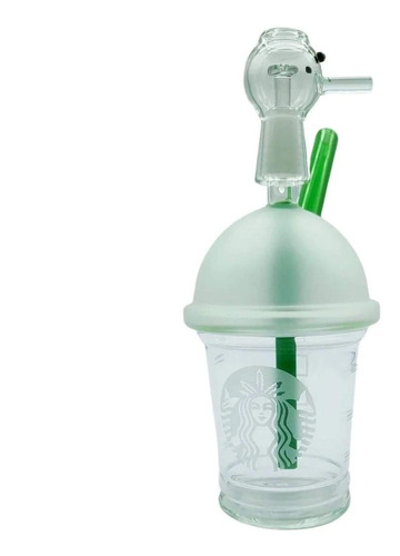 Bong Starbucks Cup Bubbler Percolador Nail Dab Mantra Smoke
