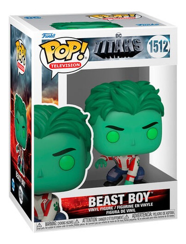 Funko Pop! Beast Boy #1512 (chico Bestia) Dc Comics
